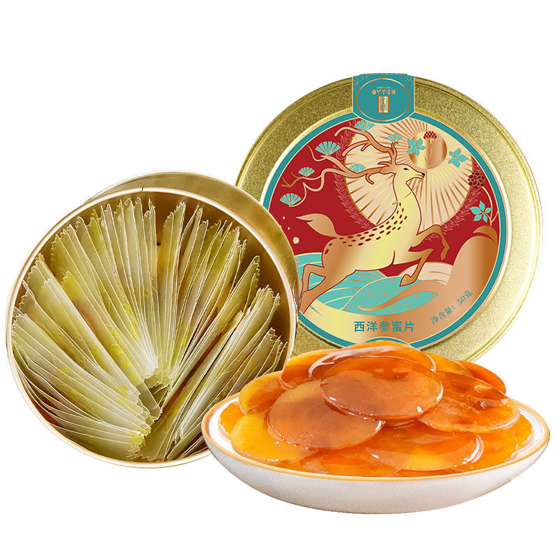 American Ginseng Honey Slices