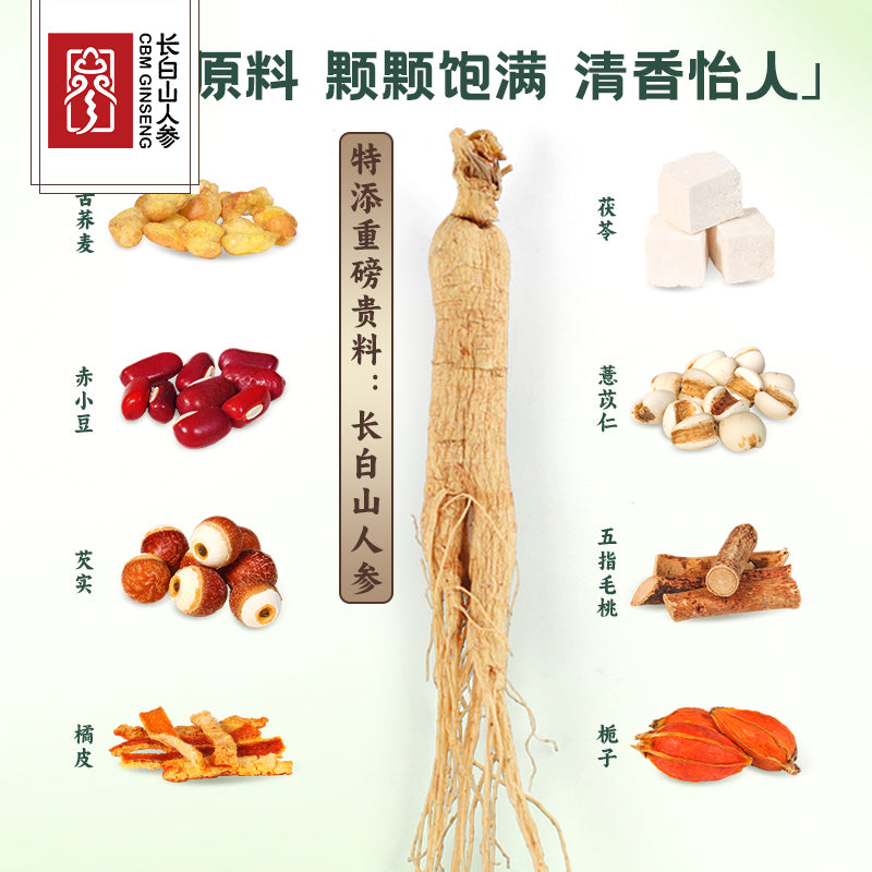 Ginseng, Five-Fingered Peach, and Poria Tea