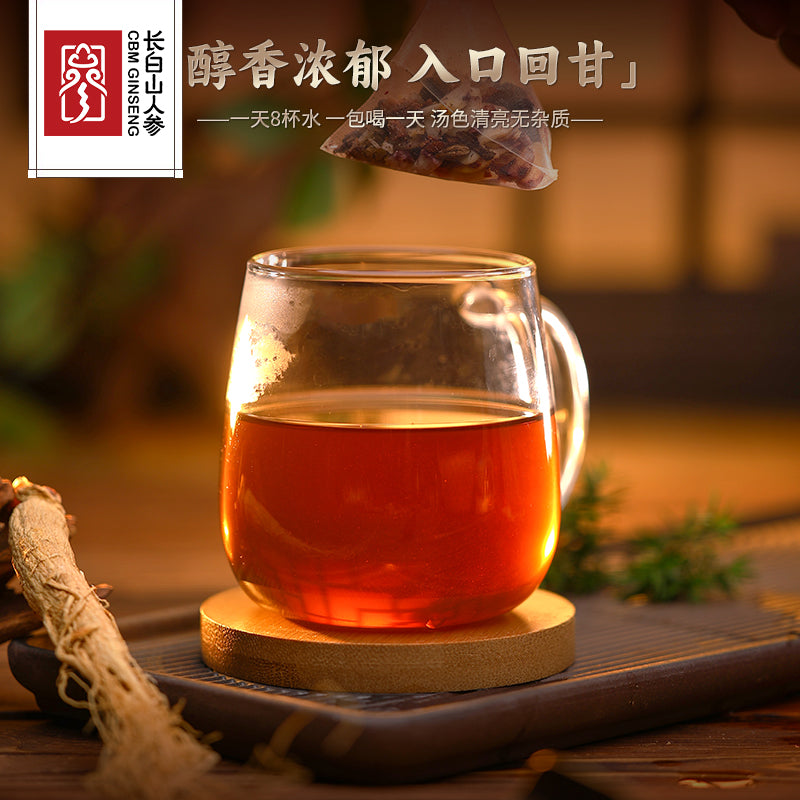 Ginseng, Polygonatum, and Eucommia Male Flower Tea
