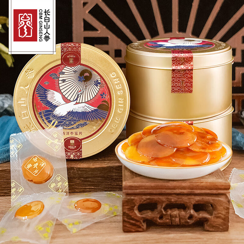 American Ginseng Honey Slices