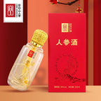 Traditional Chinese Baijiu Soaked with Fresh Changbai Mountain Ginseng，100 ml per Bottle CBM Ginseg.