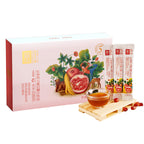 Red Ginseng Extract with  Iron-Infused and Pomegranate Juice Drink Sticks 10 Sticks Per Pack,CBM Ginseng