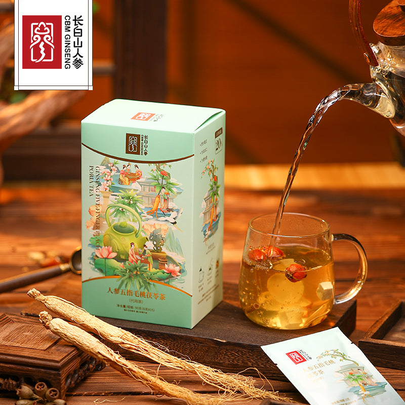 Ginseng, Five-Fingered Peach, and Poria Tea