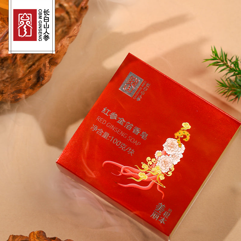 Red Ginseng Gold Foil Soap